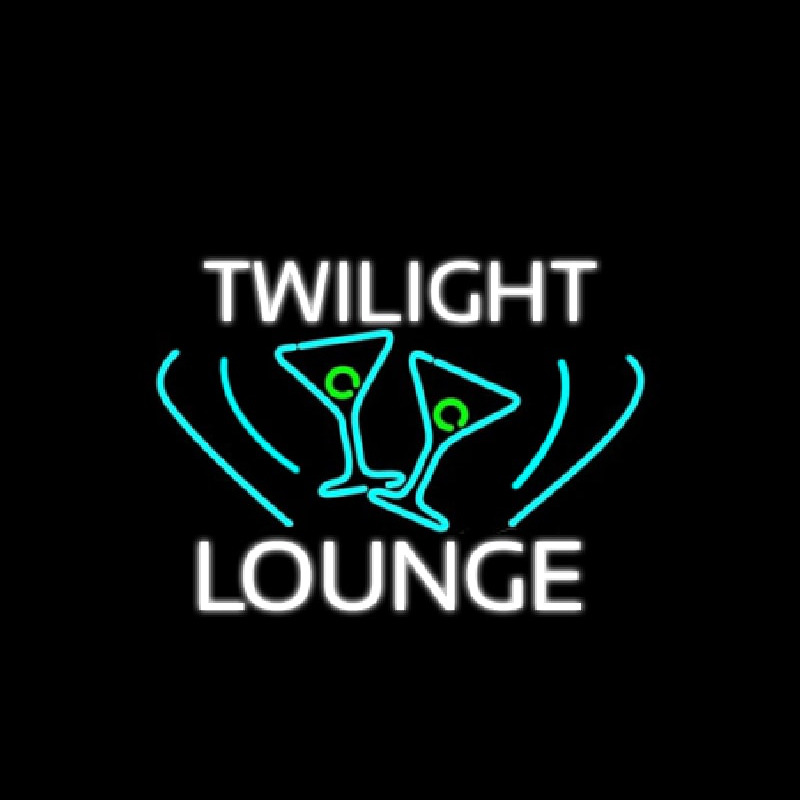 Twilight Lounge With Martini Neonreclame
