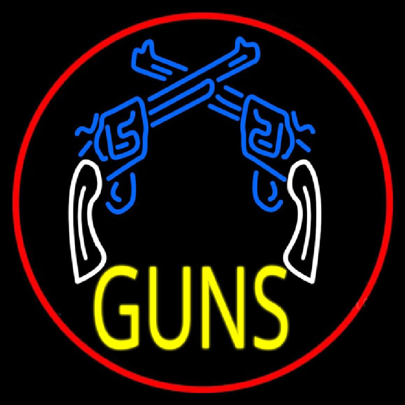 Two Gun Logo Neonreclame