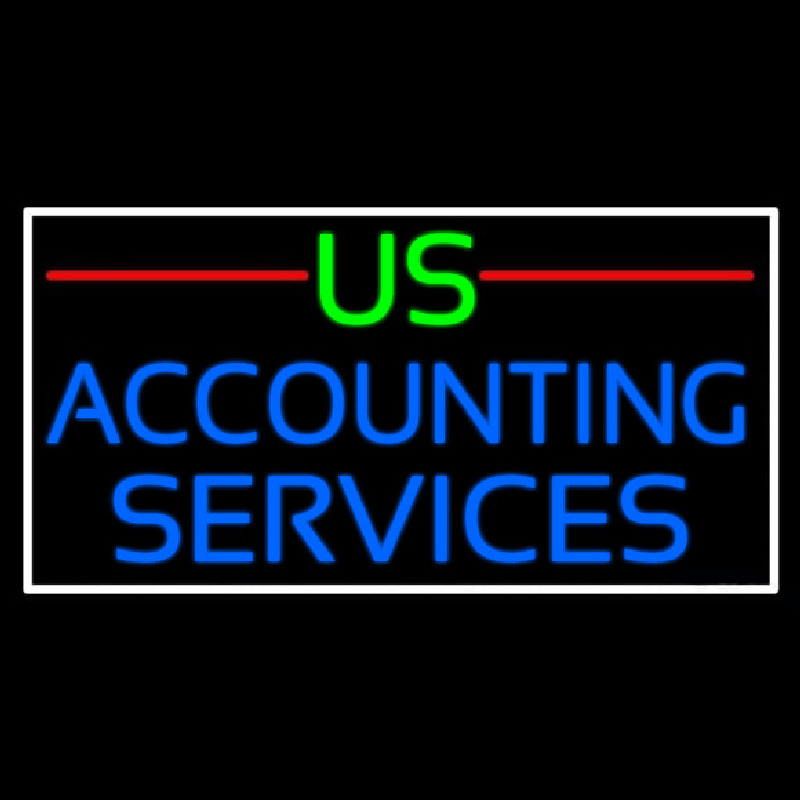 Us Accounting Service 2 Neonreclame
