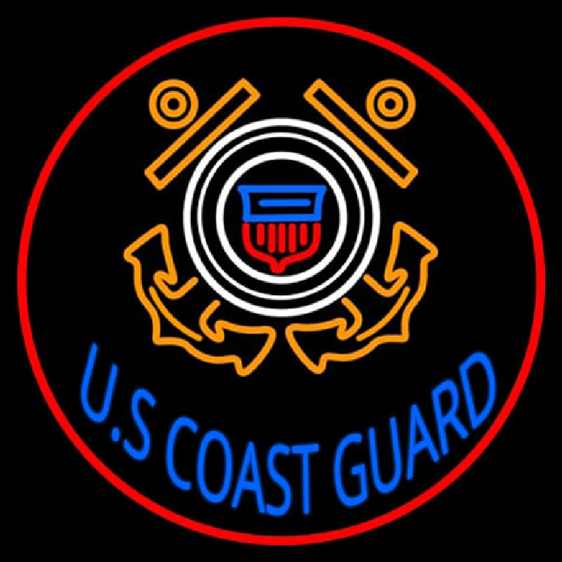 Us Coast Guard Logo Neonreclame