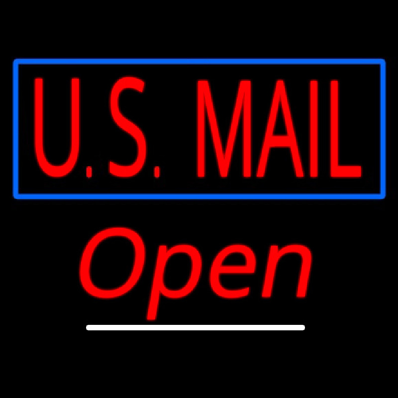 Us Mail Script2 Open Neonreclame