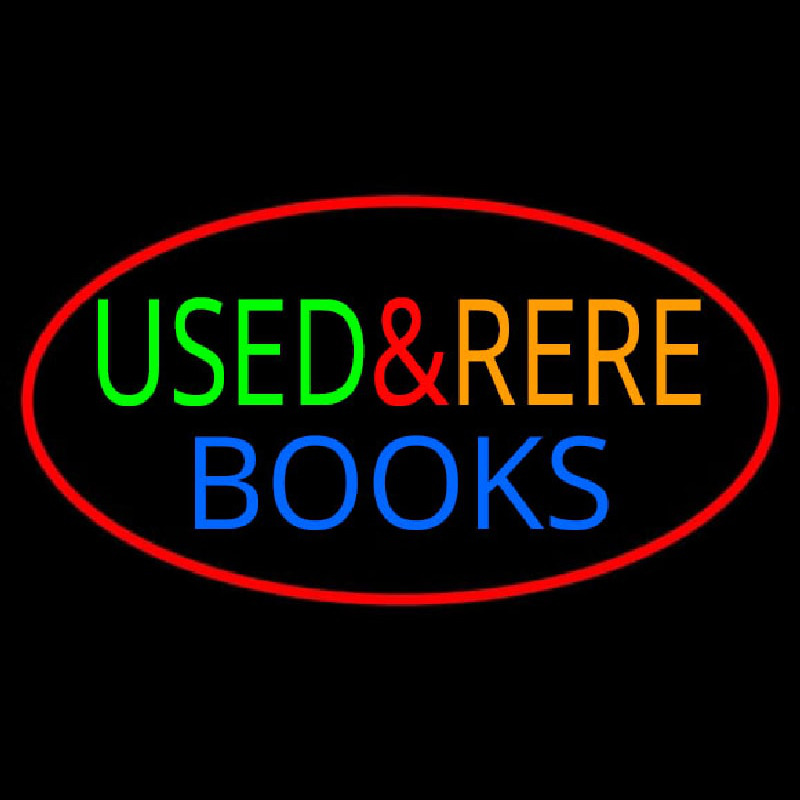 Used And Rare Books Neonreclame