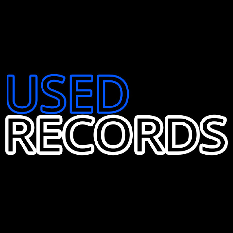 Used Records Neonreclame