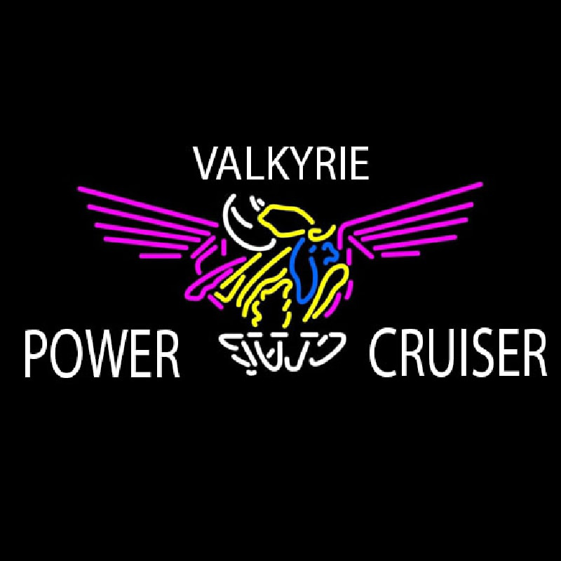 Valkyrie Power Cruiser Club Neonreclame