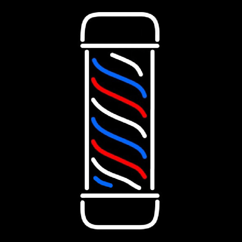 Vertical Barber Pole Neonreclame