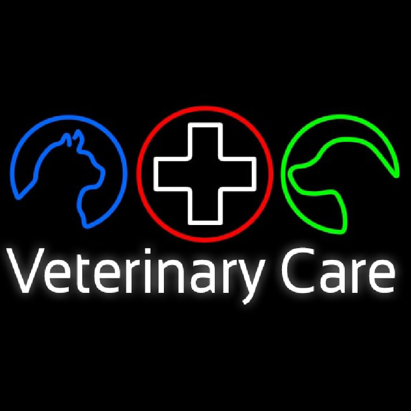 Veterinary Care Neonreclame