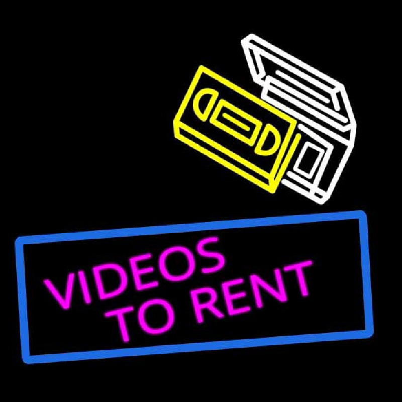 Videos To Rent Neonreclame