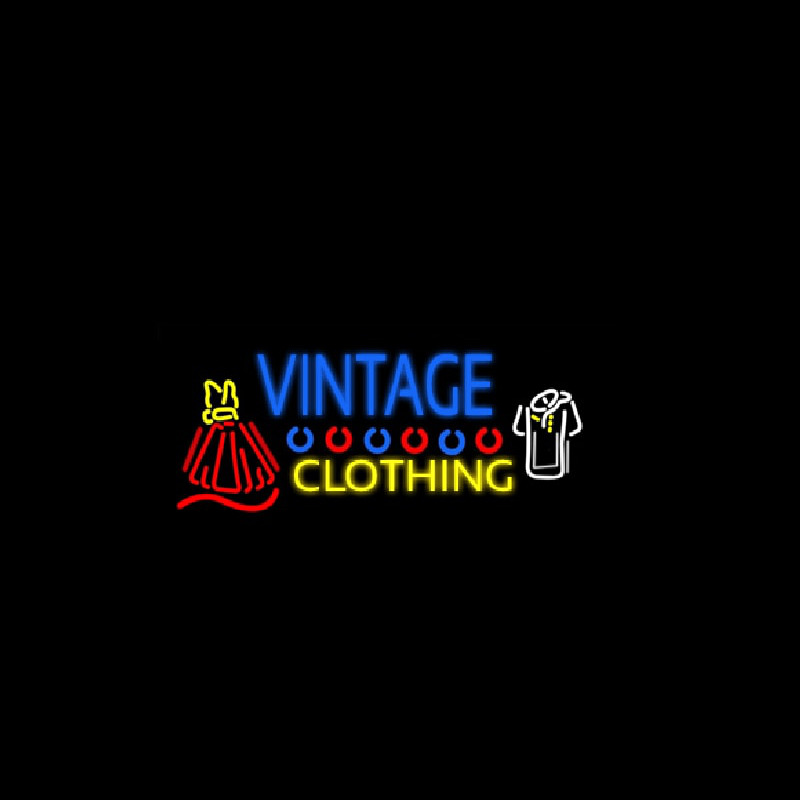 Vintage Clothing Neonreclame