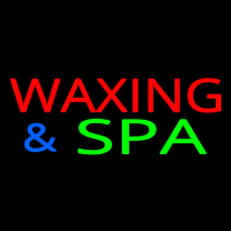 Wa ing And Spa Neonreclame