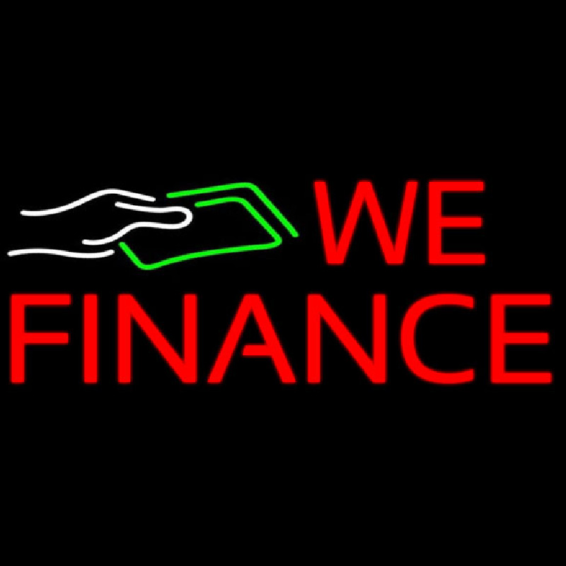 We Fianance Note Logo 1 Neonreclame