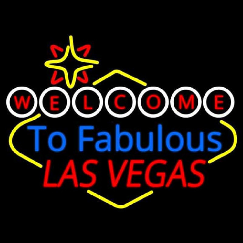 Welcome To Fabulous Las Vegas Neonreclame