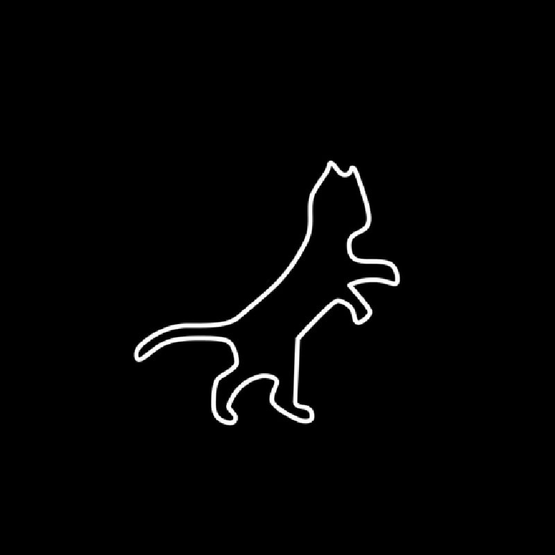 White Cat Logo Neonreclame