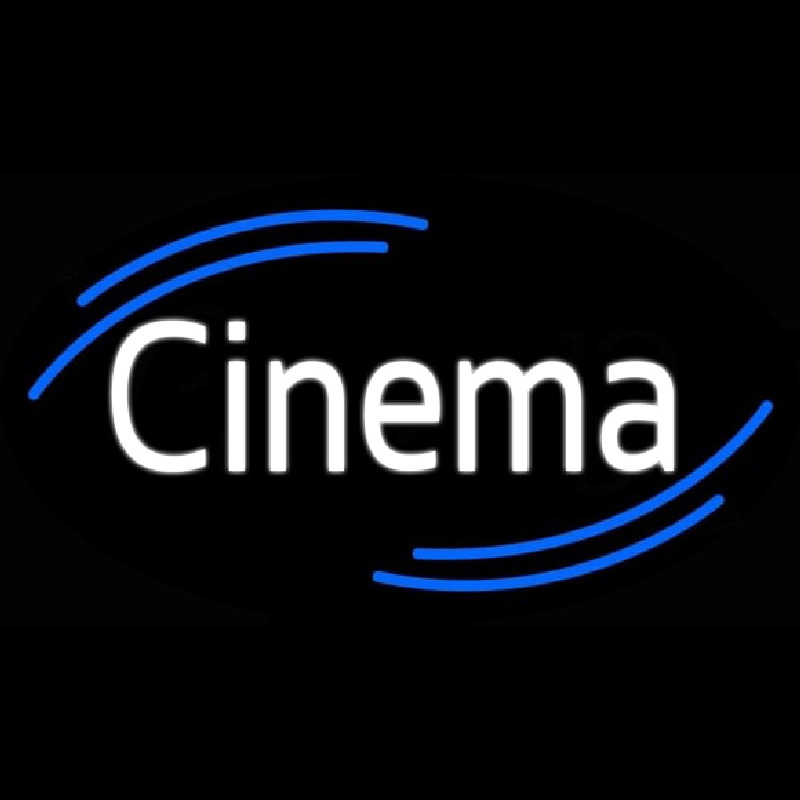 White Cinema Neonreclame