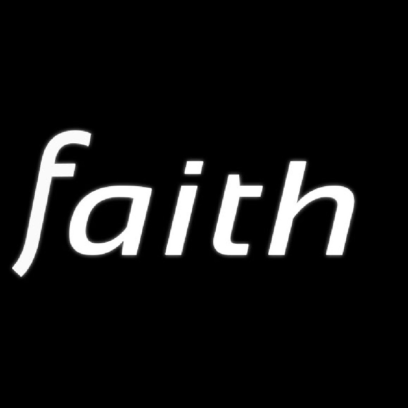 White Faith Neonreclame