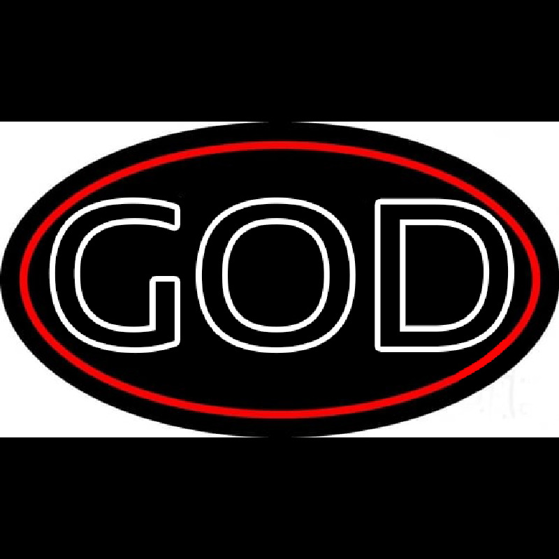 White God Block Neonreclame