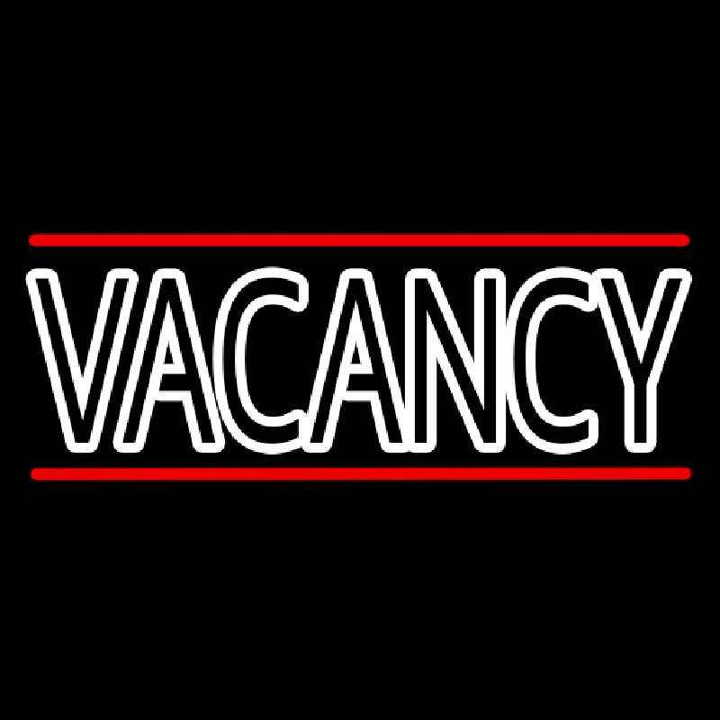 White Vacancy Neonreclame