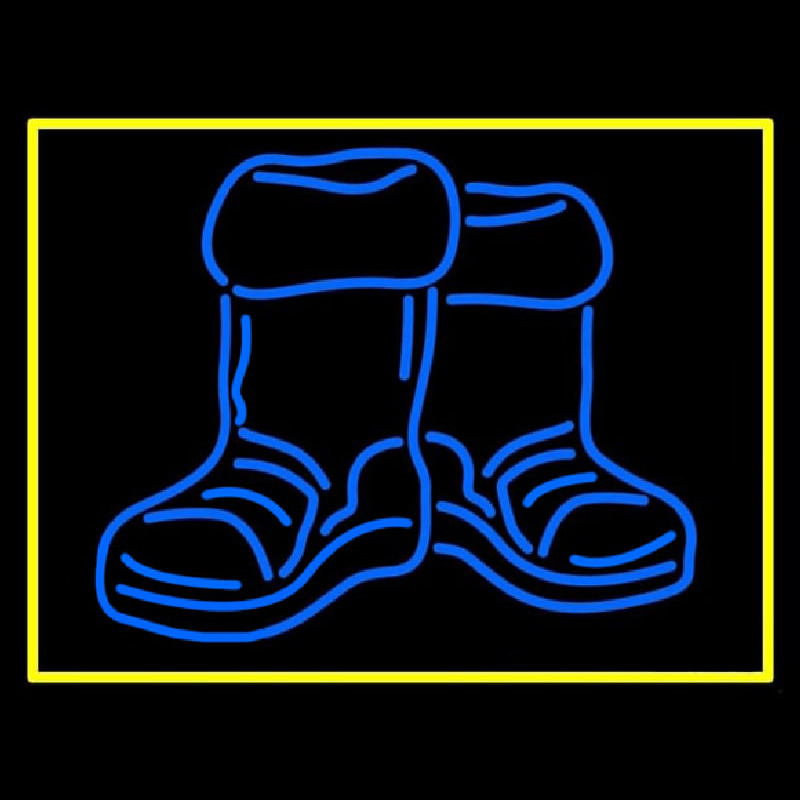 Winter Boots With Border Neonreclame