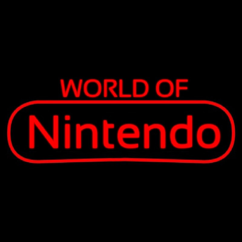 World Of Nintendo Neonreclame
