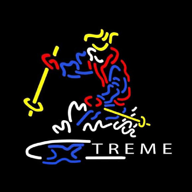 Xtreme Skier Neonreclame