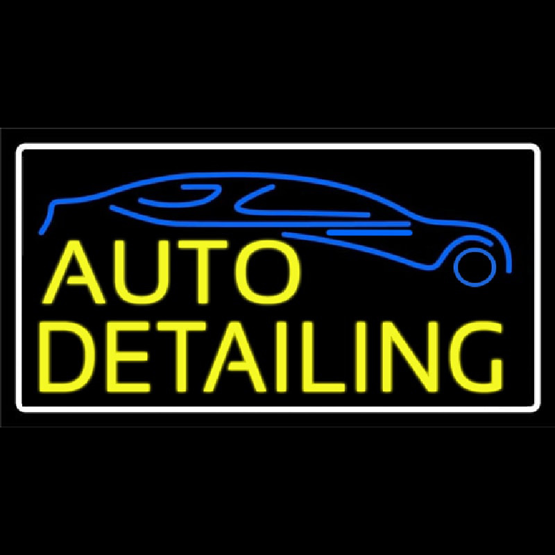 Yellow Auto Detailing Neonreclame