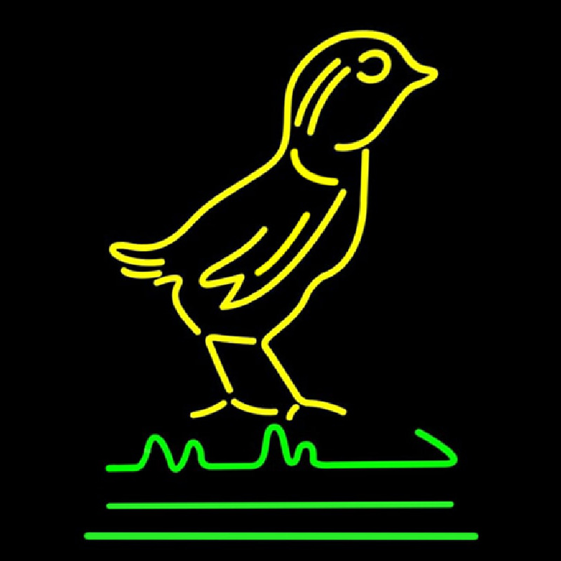 Yellow Bird Logo Neonreclame