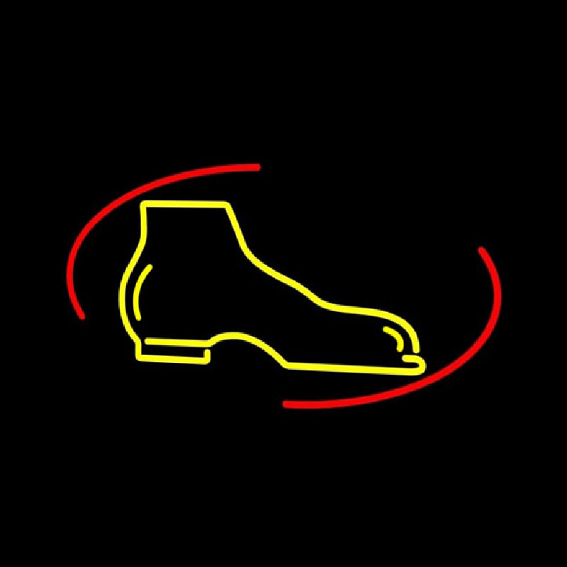 Yellow Boots Neonreclame