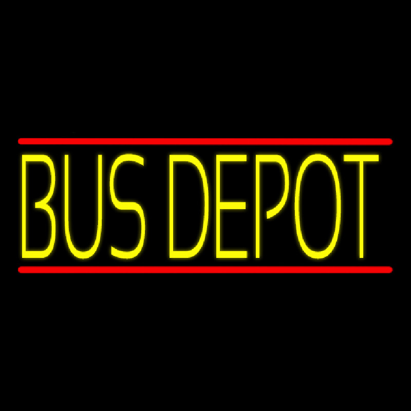 Yellow Bus Depot Neonreclame