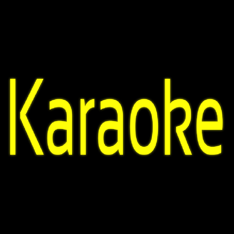 Yellow Karaoke 1 Neonreclame