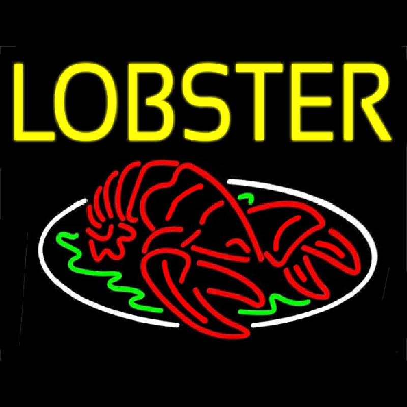 Yellow Lobster Neonreclame