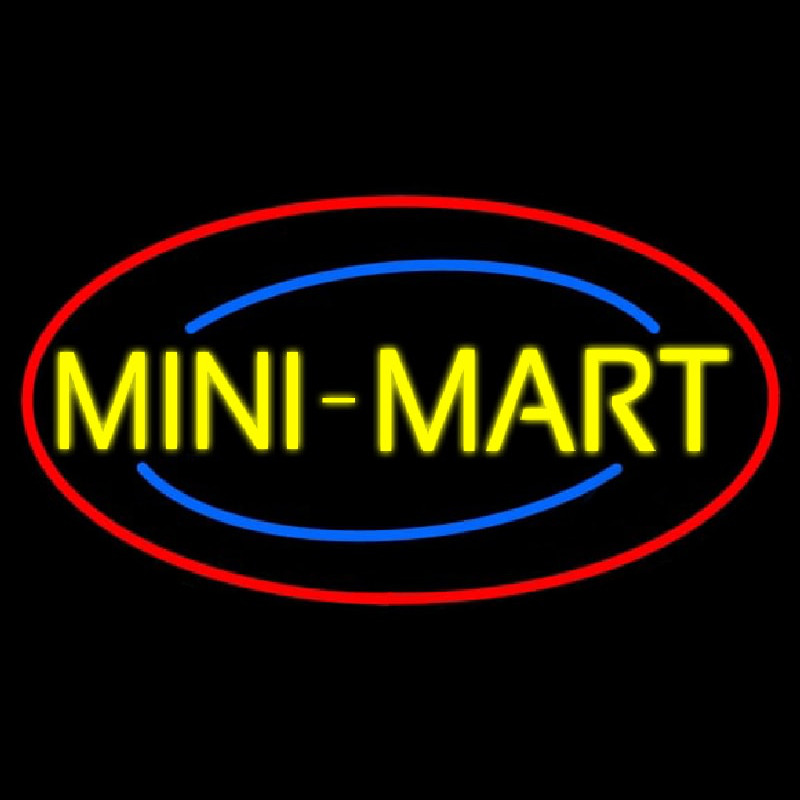 Yellow Mini Mart Neonreclame