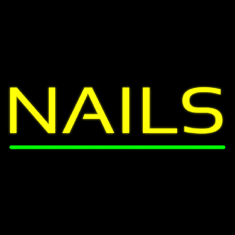 Yellow Nails Neonreclame