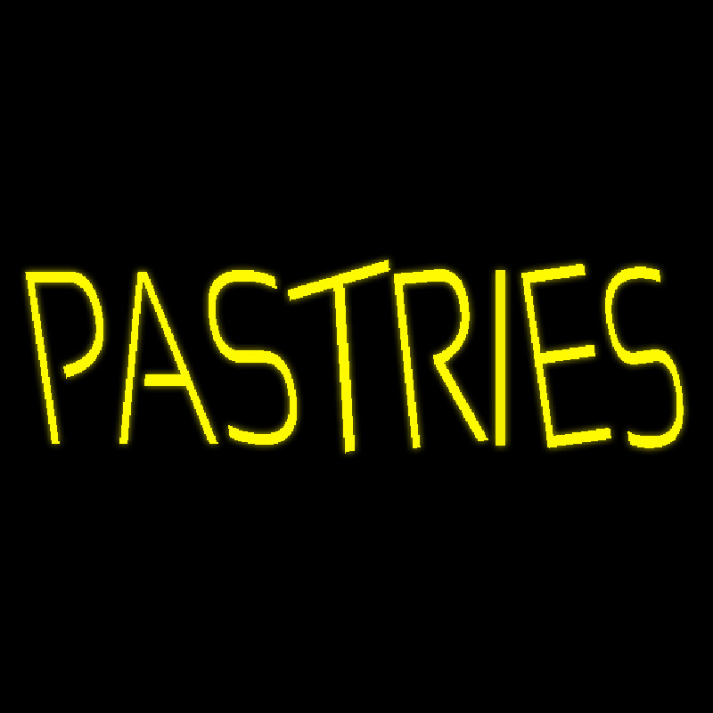 Yellow Pastries Neonreclame