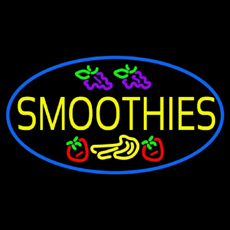 Yellow Smoothies Neonreclame