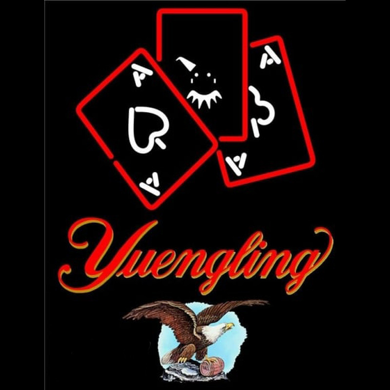 Yuengling Ace And Poker Beer Sign Neonreclame