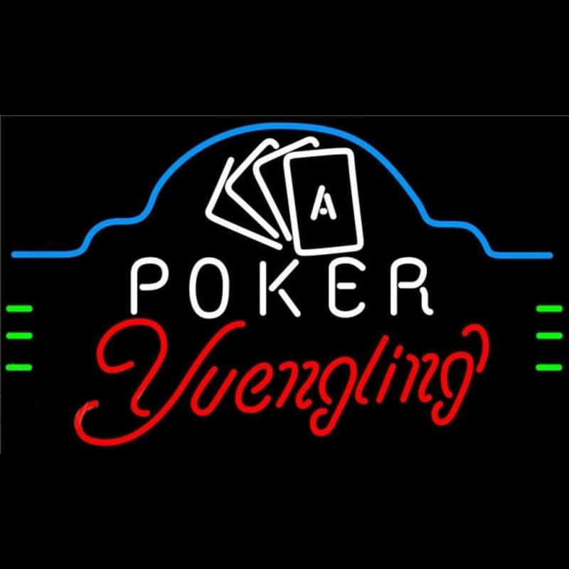 Yuengling Poker Ace Cards Beer Sign Neonreclame