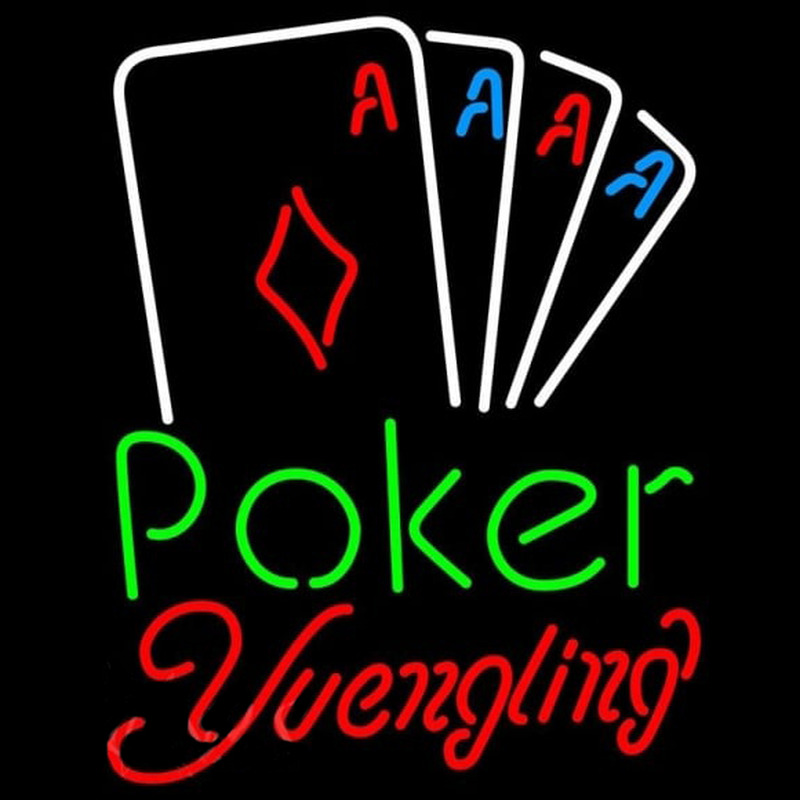 Yuengling Poker Tournament Beer Sign Neonreclame