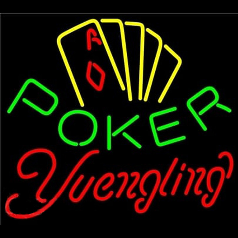 Yuengling Poker Yellow Neonreclame
