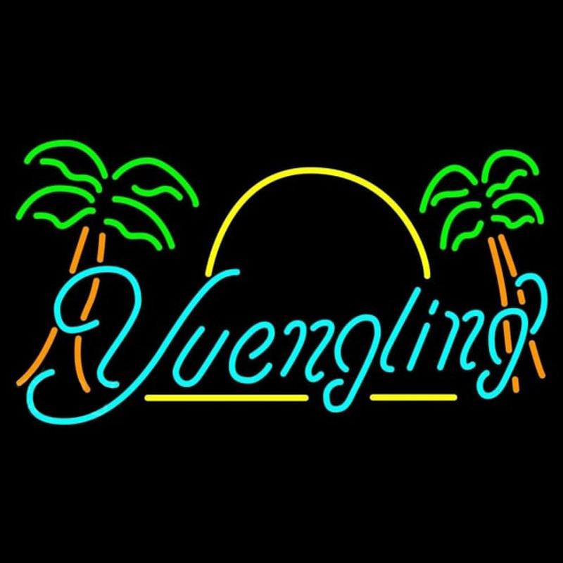 Yuengling Sun Palm Trees Beer Sign Neonreclame