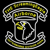 101st Airborne Division Screaming Eagle Neonreclame