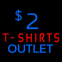 2 T Shirt Outlet Neonreclame