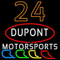 24 Dupont NASCAR Neonreclame