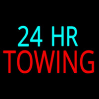 24 Hour Towing Neonreclame
