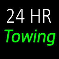24 Hrs Green Towing Neonreclame
