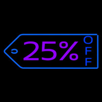 25 Percent Off Neonreclame