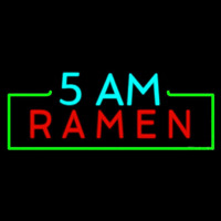 5 Am Ramen Neonreclame