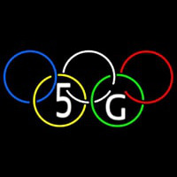 5 G Neonreclame