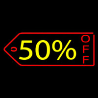 50 Percent Off Neonreclame