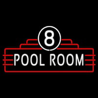 8 Pool Room Neonreclame