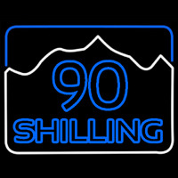 90 Shilling Logo Neonreclame