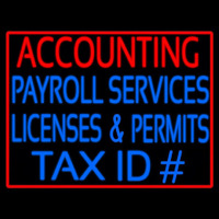 Accounting Payroll Neonreclame